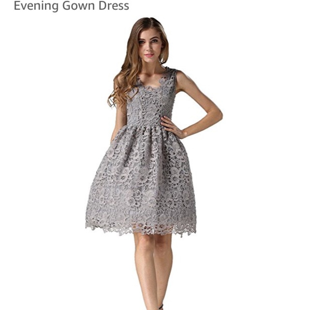Grey Bridesmaid Dress